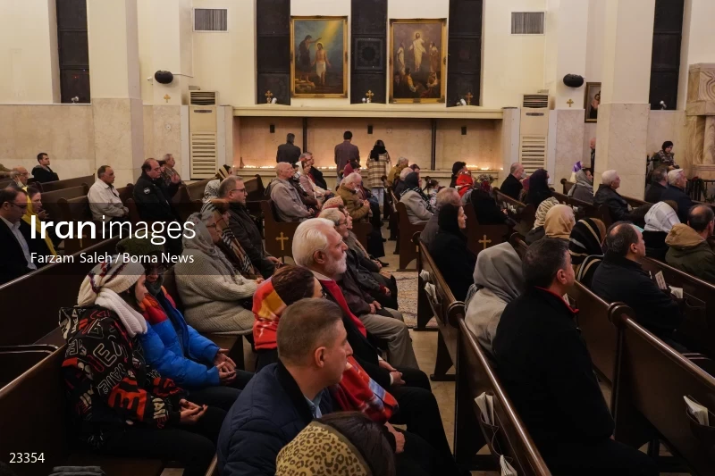 The new year ceremony in the Holy Church of Sarkis