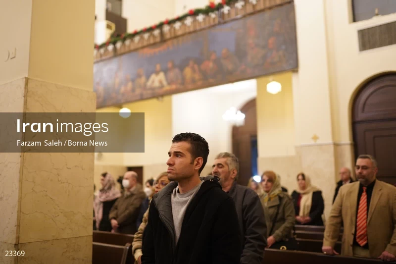 The new year ceremony in the Holy Church of Sarkis