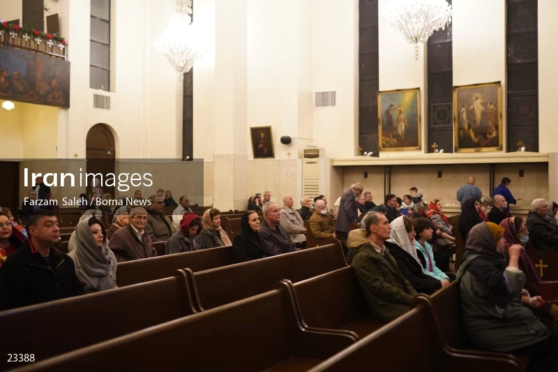 The new year ceremony in the Holy Church of Sarkis