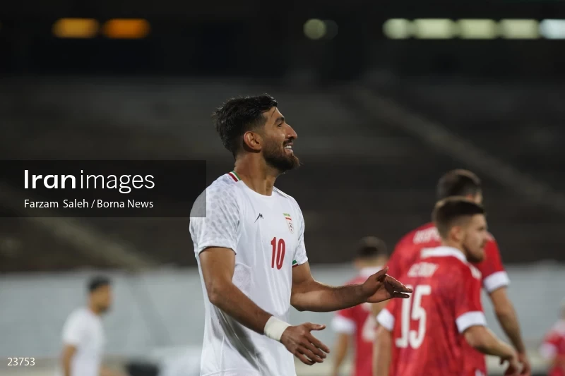 Iran v Russia friendly football match