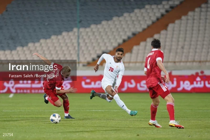 Iran v Russia friendly football match