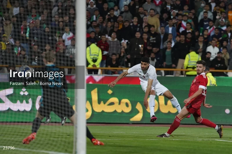 Iran v Russia friendly football match