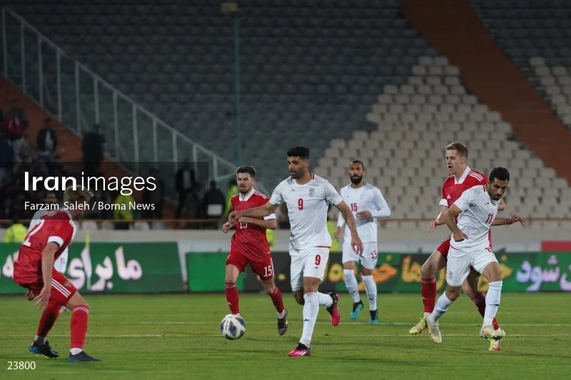 Iran v Russia friendly football match