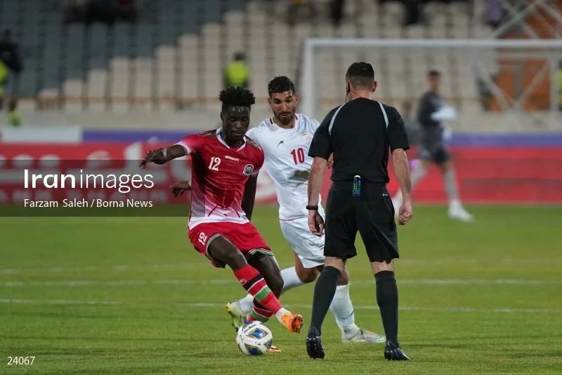 Iran v Kenya friendly football match