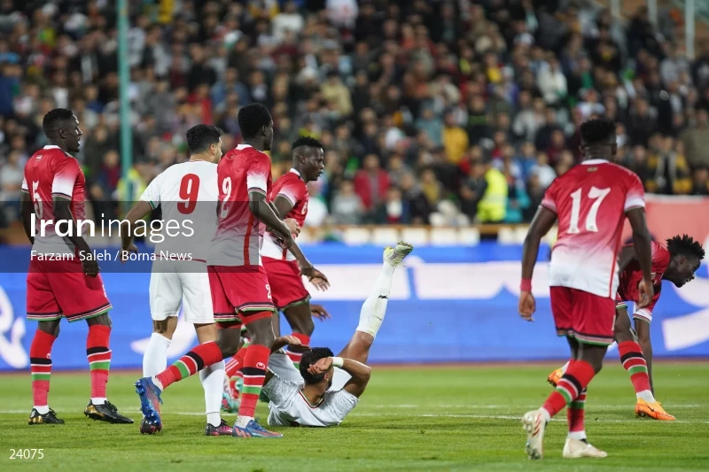 Iran v Kenya friendly football match