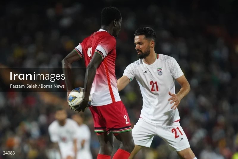 Iran v Kenya friendly football match