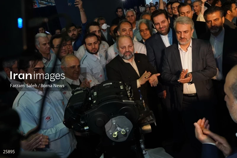 Unveiling of Cadila and Shahin Plus cars at Saipa Automobile Factory