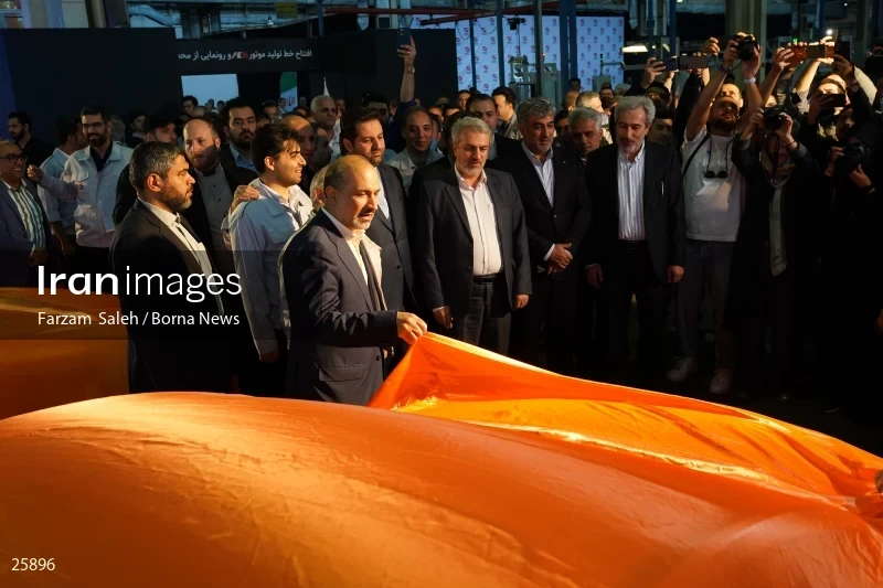 Unveiling of Cadila and Shahin Plus cars at Saipa Automobile Factory
