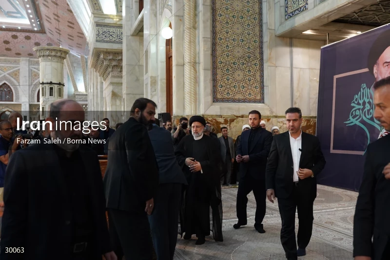 The anniversary of Imam Khomeini's passing away with the presence of the President