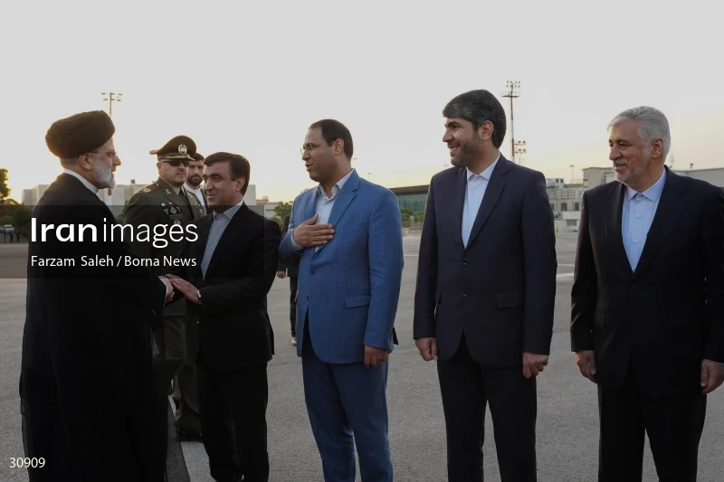The official see-off ceremony of the president on his trip to Latin America