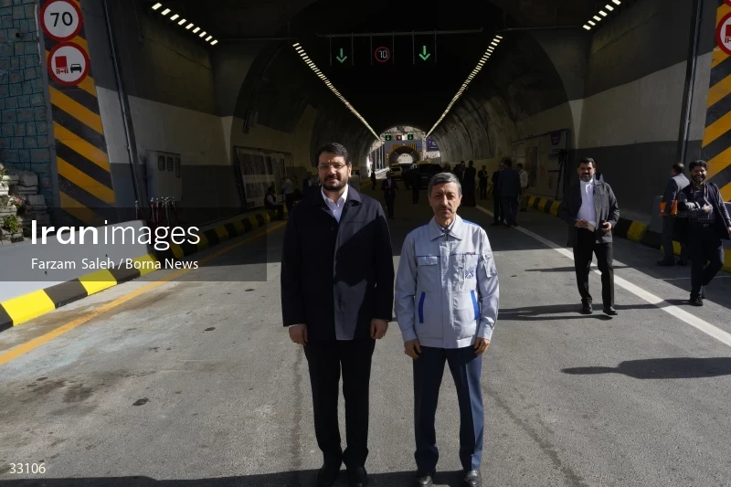 Opening ceremony of the 2nd section of Tehran-Shomal Freeway