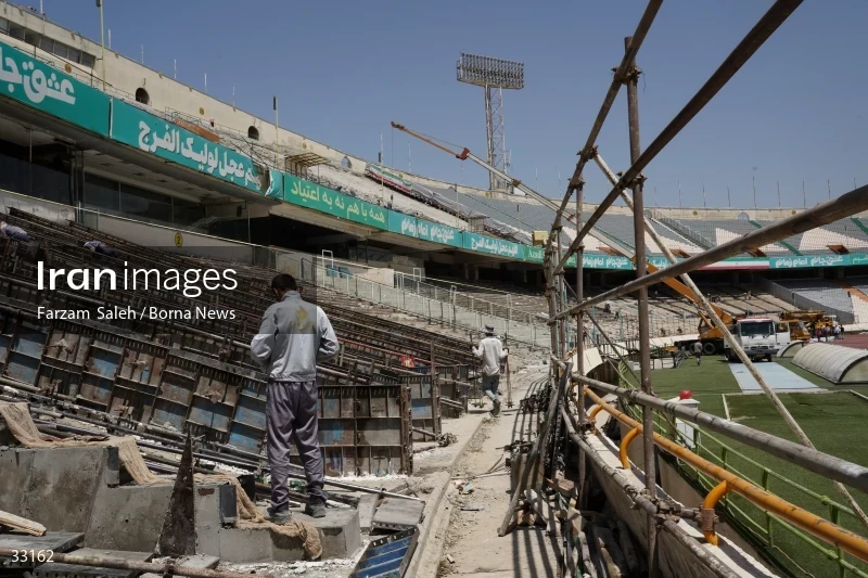 Renovation of Tehran's Azadi Stadium