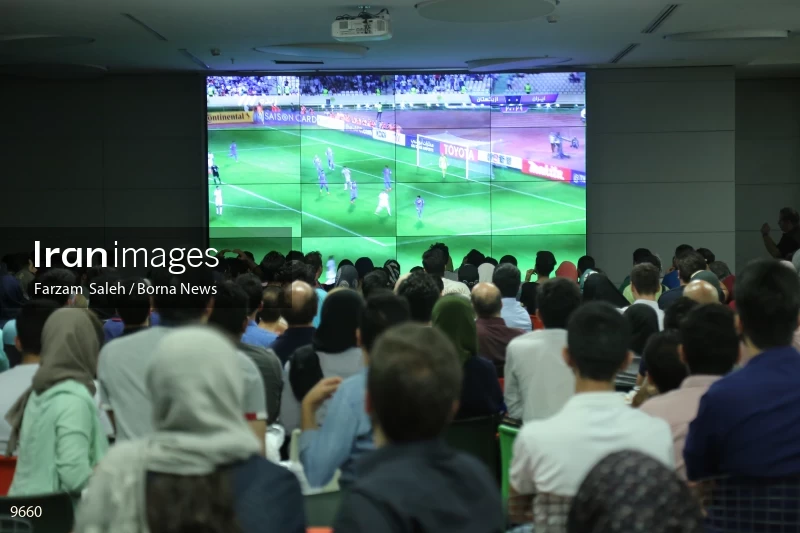 Iran Vs. Uzbekistan Football Match