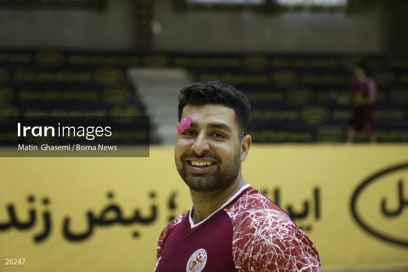 Training of the Iranian national handball team