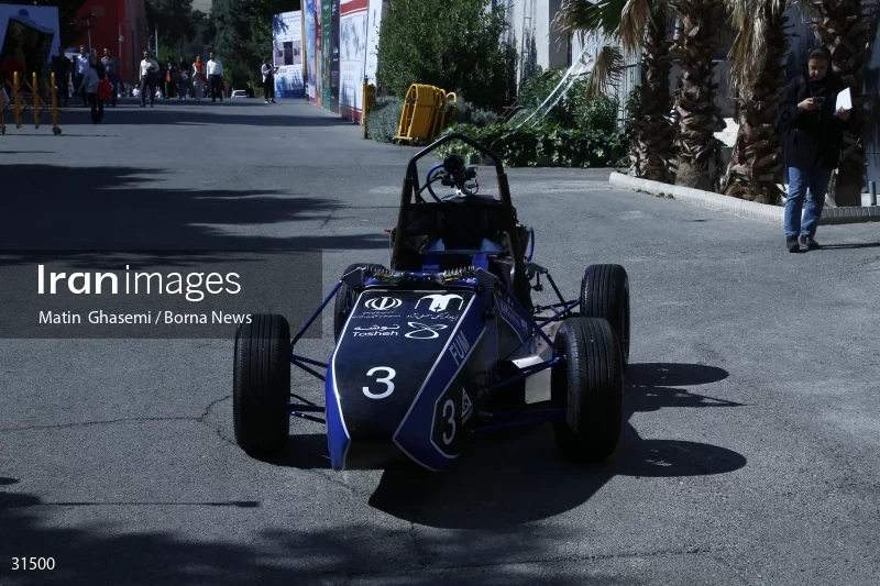 The unveiling of the Iranian Formula One car