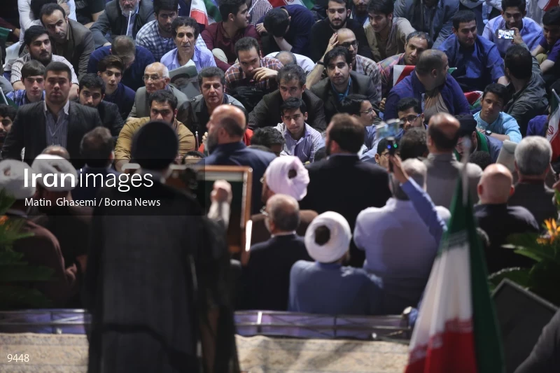 campaign rally in support of Ebrahim Raisi