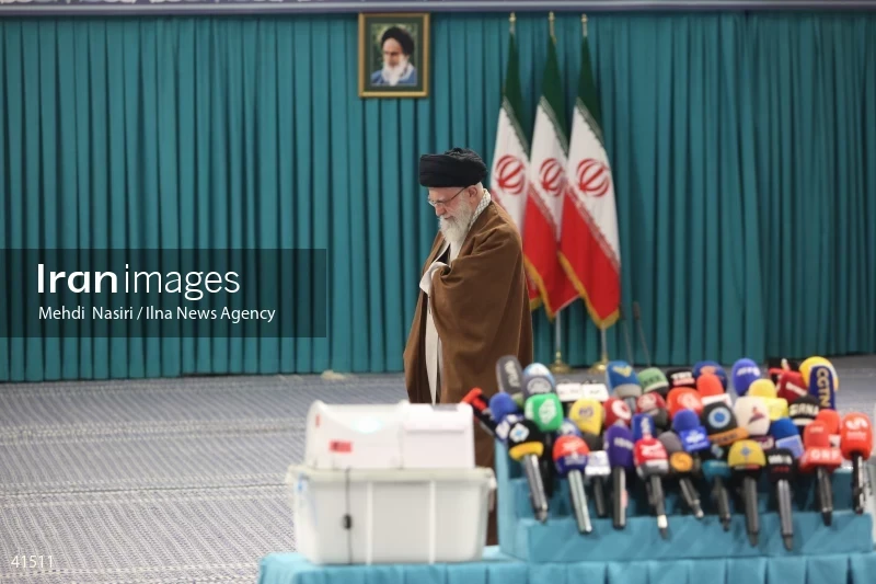 The Supreme Leader's Presence in the Second Round of the Iranian Parliament Elections