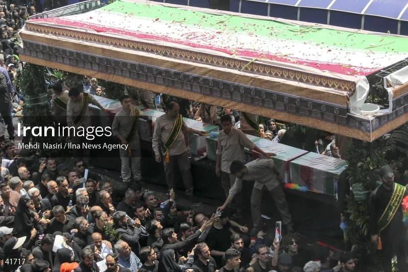 The funeral for Seyed Ebrahim Raisi, the President of Iran, and his companions in Tehran