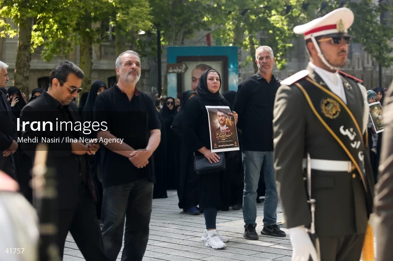 The funeral for Hossein Amir-Abdollahian
