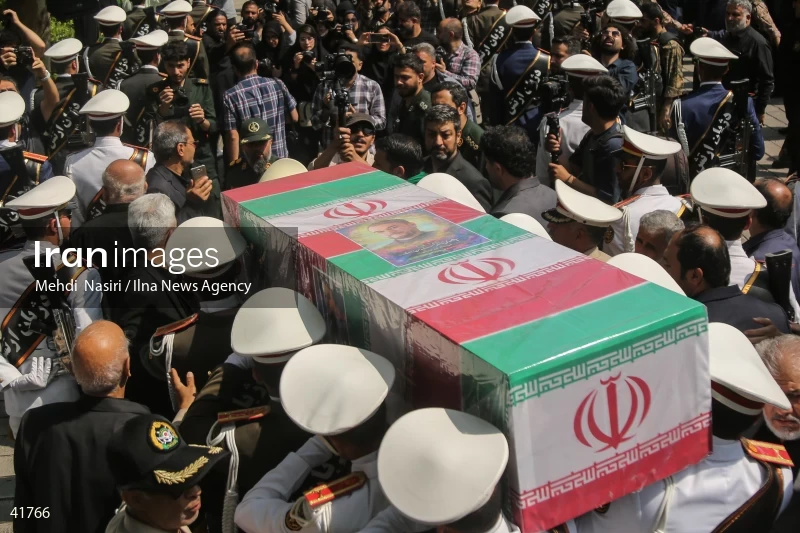 The funeral for Hossein Amir-Abdollahian