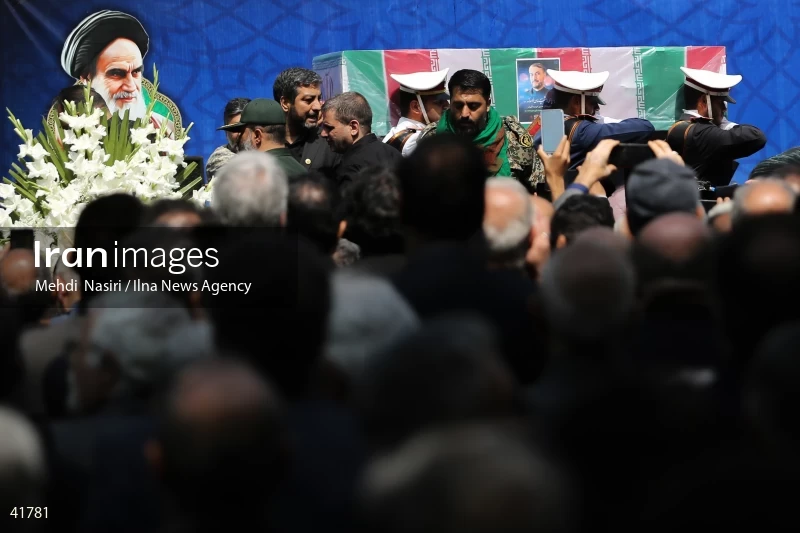 The funeral for Hossein Amir-Abdollahian