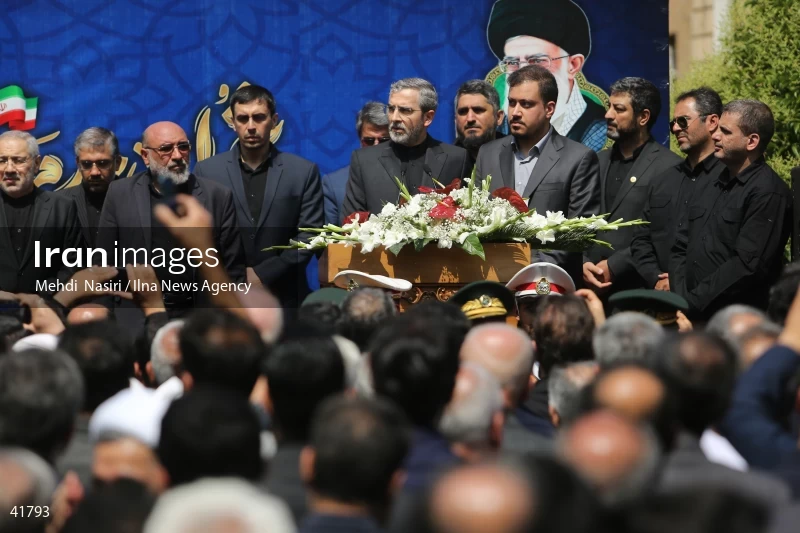 The funeral for Hossein Amir-Abdollahian