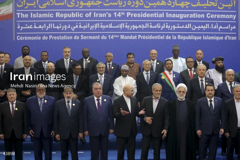 The inauguration ceremony of Iran's 14th presidential term, Masoud Pezeshkian.