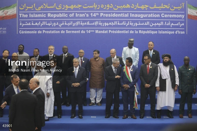 The inauguration ceremony of Iran's 14th presidential term, Masoud Pezeshkian.