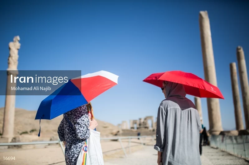 Foreign tourists in Iran
