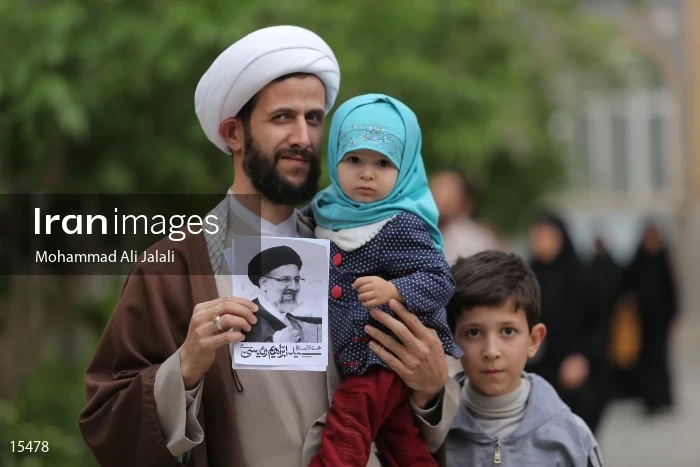 Campaign rally of clergymen in support of Ebrahim Raisi in Qom
