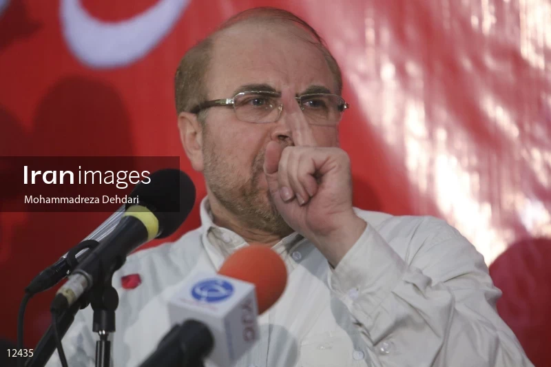 campaign rally in support of Mohammad Bagher Ghalibaf in Shiraz