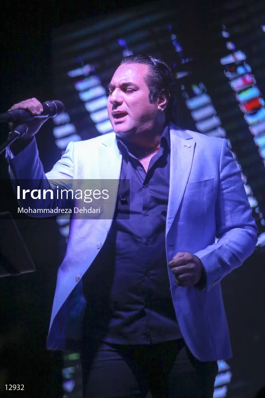 The concert of Seven band in Shiraz