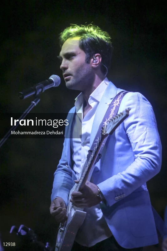 The concert of Seven band in Shiraz