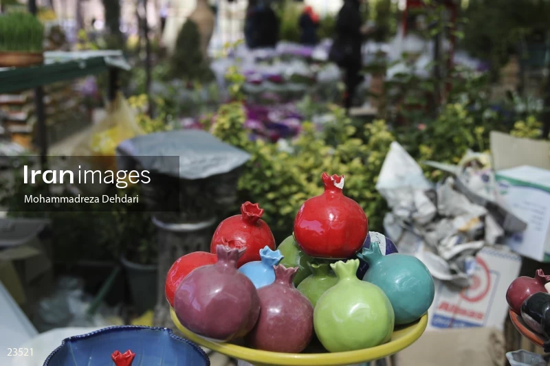 Qasr Aldasht flower market, Shiraz