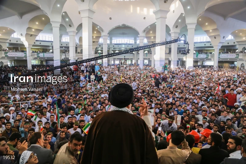 campaign rally in support of Ebrahim Raisi