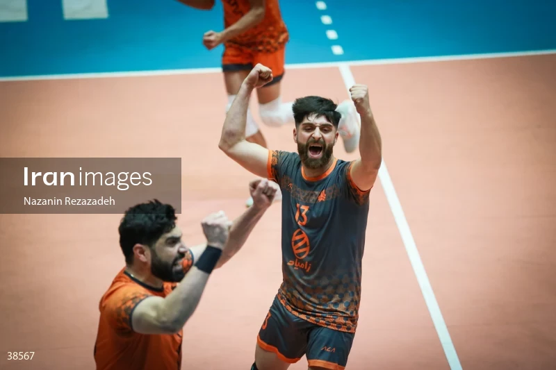 Saipa VS Chadormalu - Iranian men's volleyball premier league