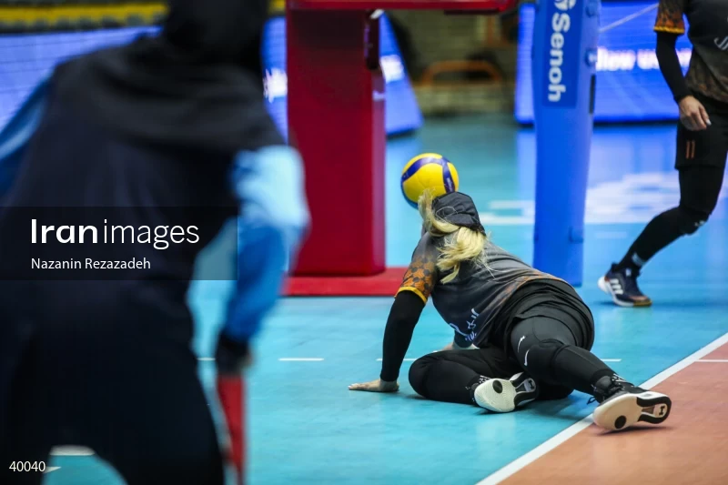 Saipa Tehran Vs. Zob Ahan Isfahan - Women's Volleyball Premier League.
