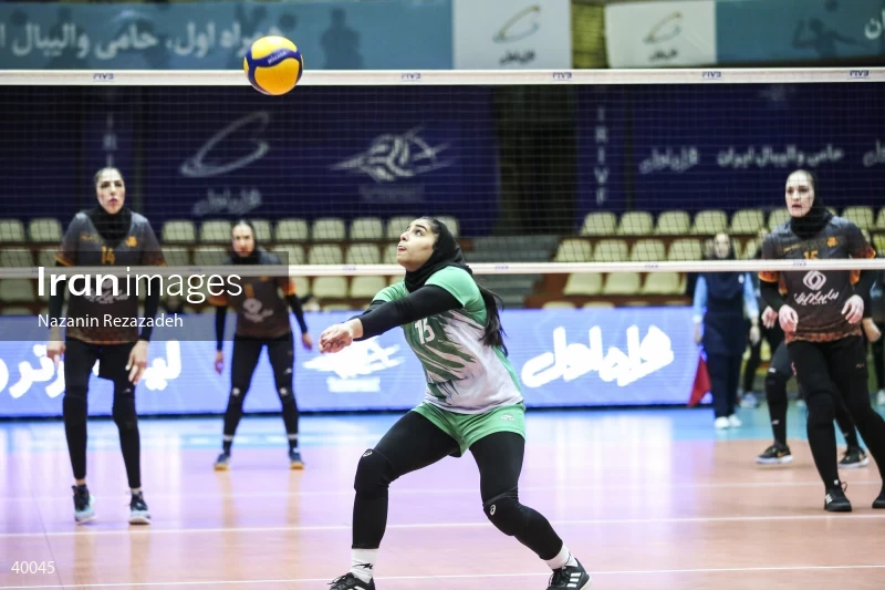 Saipa Tehran Vs. Zob Ahan Isfahan - Women's Volleyball Premier League.