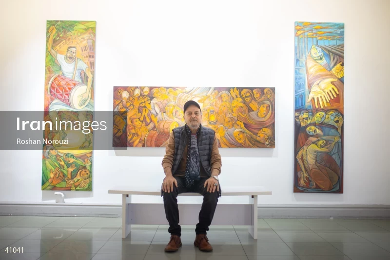Siroos Moghaddam Painting Exhibition