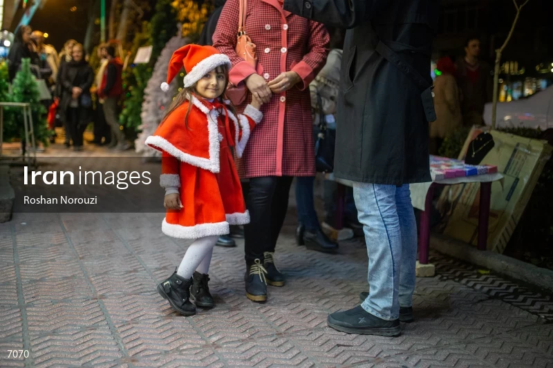 Christmas Eve in Mirzaye Shirazi St