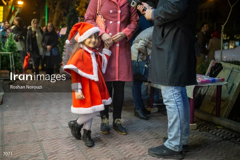 Christmas Eve in Mirzaye Shirazi St
