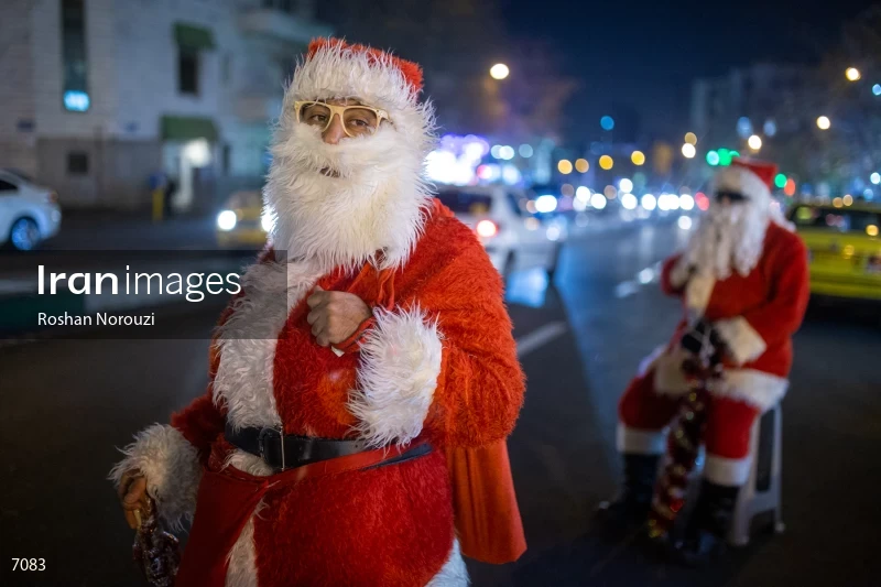 Christmas Eve in Mirzaye Shirazi St