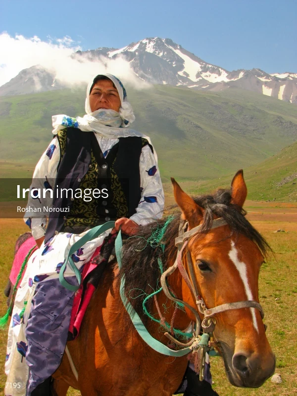 Shahsavan nomad woman