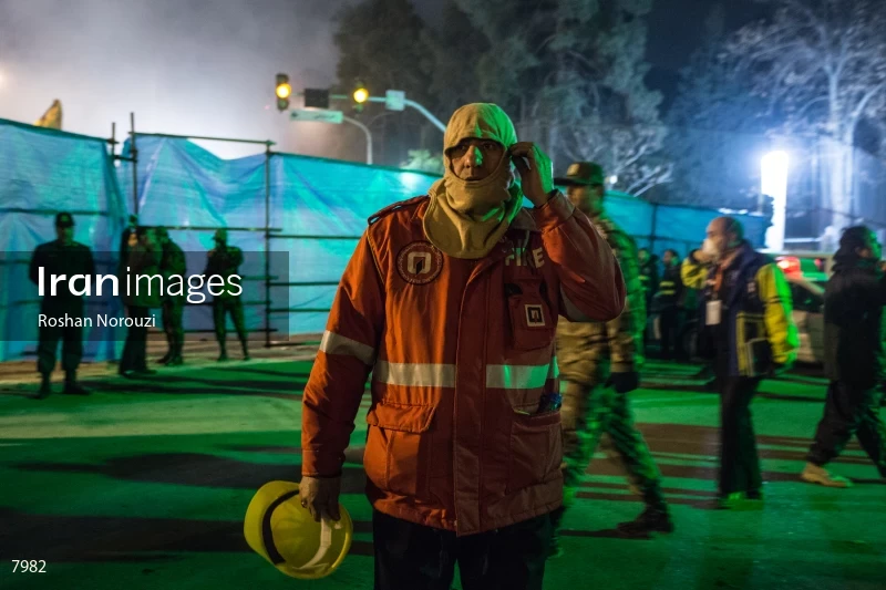 Tehran's Iconic Plasco Building Collapses After Fire