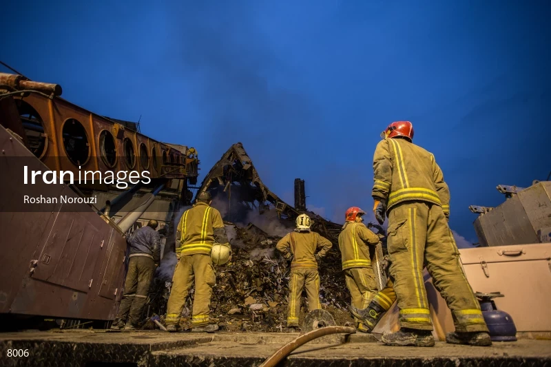 Tehran's Iconic Plasco Building Collapses After Fire