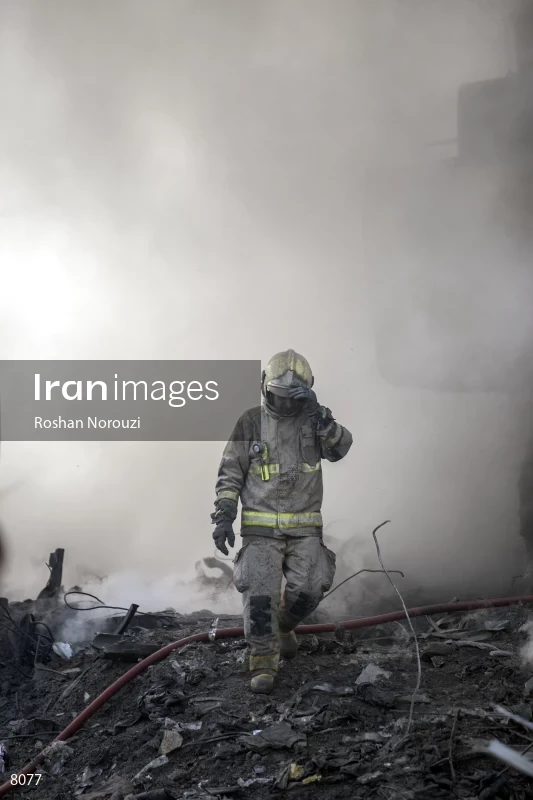 Tehran's Iconic Plasco Building Collapses After Fire