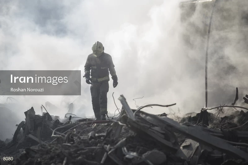 Tehran's Iconic Plasco Building Collapses After Fire