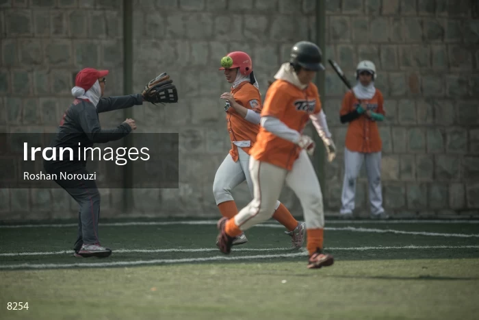Women softball freindly match between Teyf and Azarakhsh