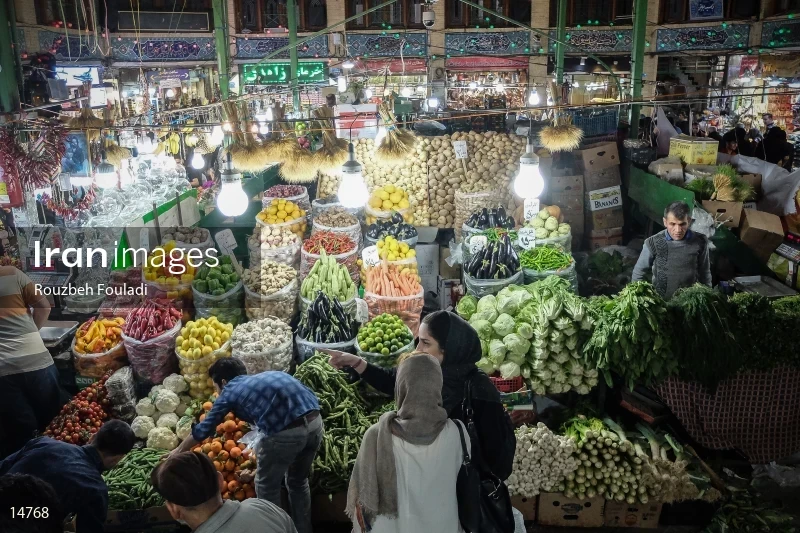 Nowruz at the Tajrish street in Tehran