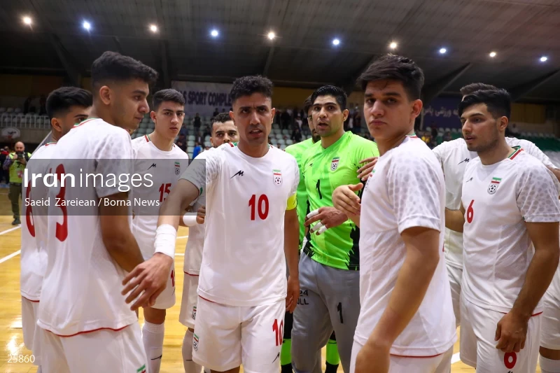 Iran Vs Uzbekistan Friendly Futsal match